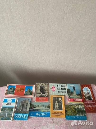 Открытки буклет города СССР
