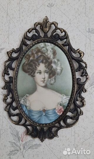 Картина шелкография в бронзе