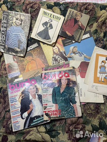Пакет Журналов по вязанию и моде 80-х и 90-х годов