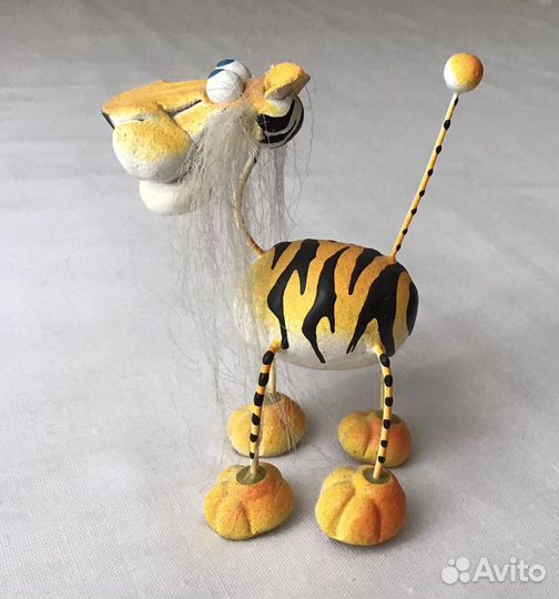 Тигр шутка сувенир Хорватия 1995 клеймо