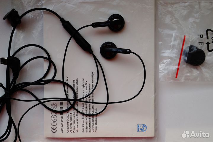 Новая гарнитура Philips мини usb