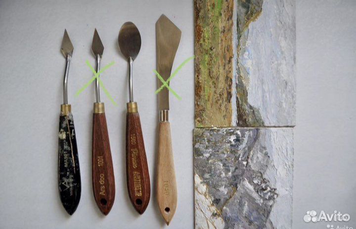 Комплект мастихины для рисования 2 шт