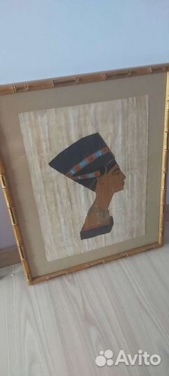 Папирус рама картина