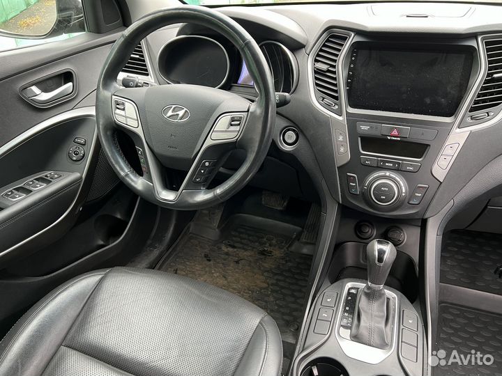 Hyundai Santa Fe 2.2 AT, 2015, битый, 105 000 км