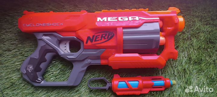 Бластер nerf mega Cycloneshock