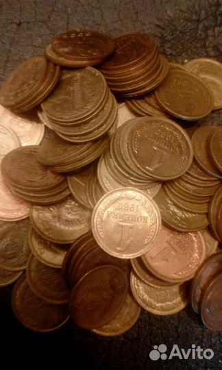 Лот монет100шт