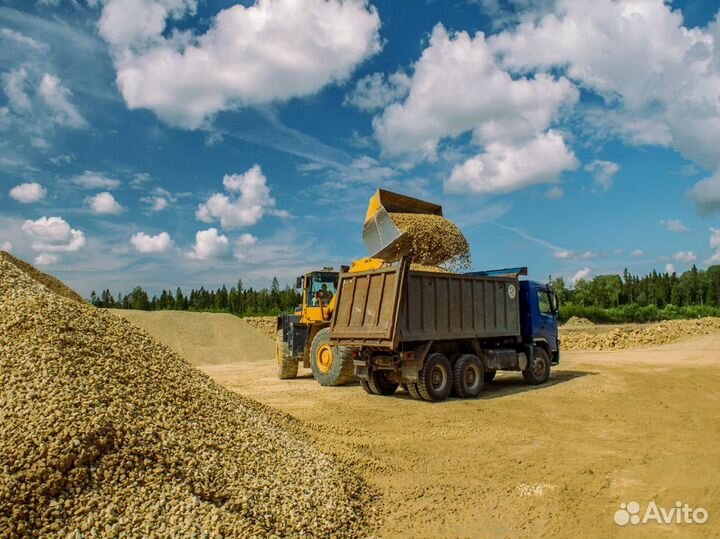 Щебень известняковый с доставкой