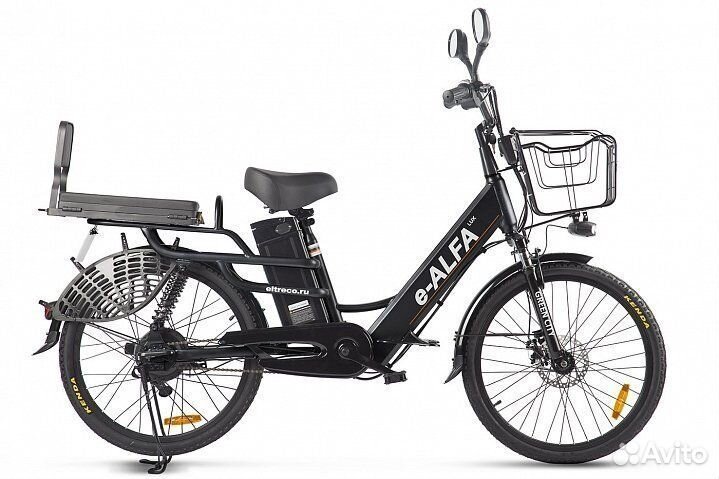 Электровелосипед green city E-alfa LUX