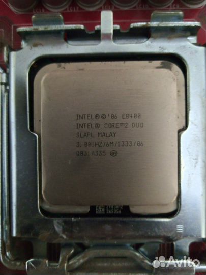 Материнская плата с процессором