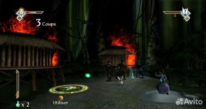 Avatar The Legend of Aang Burning Earth, б/у, англ