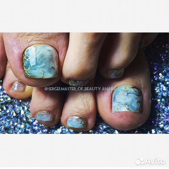 Маникюр гель лак педикюр наращивание ресниц