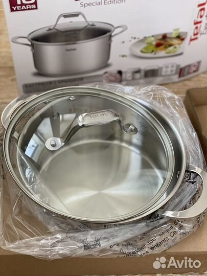 Tefal emotion индукция новая кастрюля 5,2 л