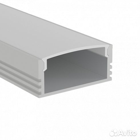 Профиль накладной алюминиевый тройной ермолино