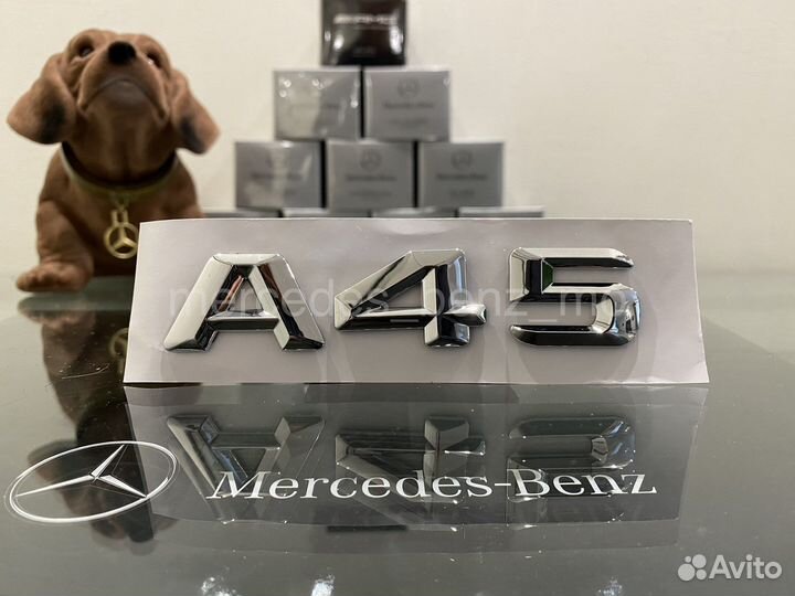 Шильдик А45 AMG Mercedes Benz