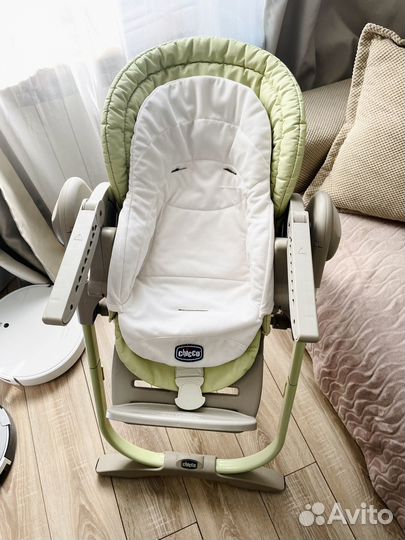 Стульчик для кормления chicco polly magic