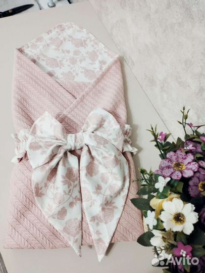 Конверт на выписку летний для девочки