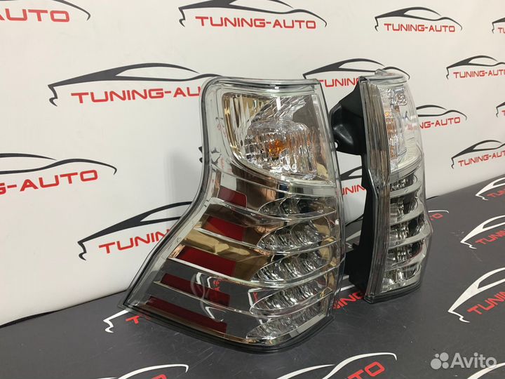 Стопы Lexus GX460 09-23 белые тюнинг