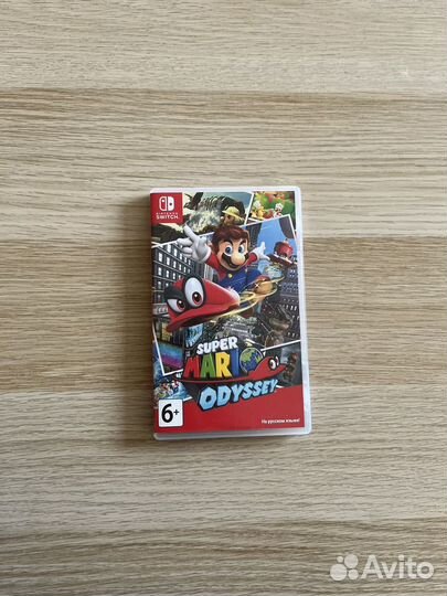 Картридж super mario odyssey для nintendo switch
