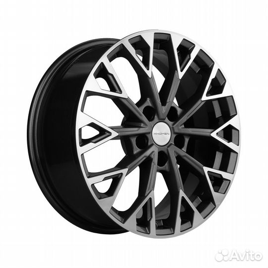 Литые диски 7x17 5x114.3 67.1 ET45 khomen KHW 1718 gray