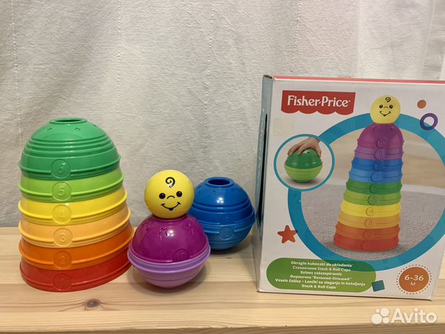 Пирамидка стаканчики fisher price
