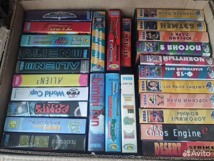 Картриджи для sega