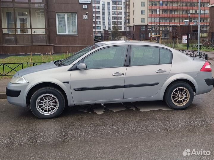 Renault Megane 1.6 МТ, 2004, 203 000 км