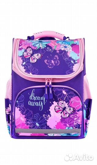 Новый Ранец школьный Пифагор Basic Butterflies