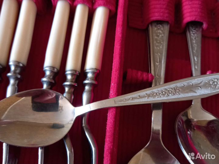 Наборы столовых приборов(2шт) СССР нержавейка