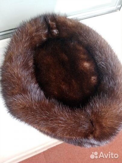 Новая норковая женская шапка СССР Ретро Винтаж