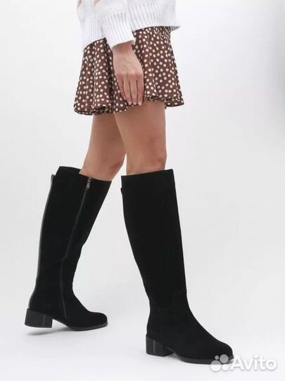 Сапоги зимние с широким голенищем 40 размер