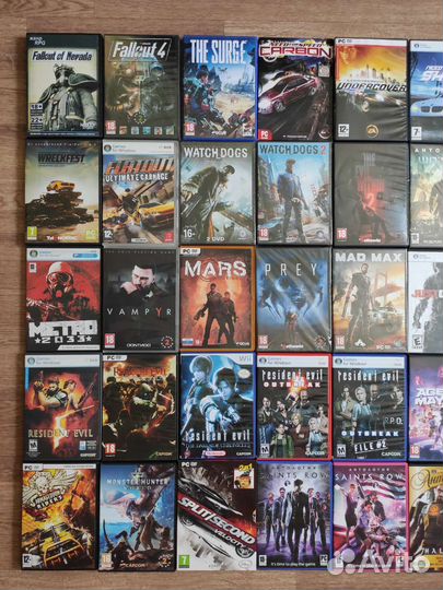 Коллекция компьютерных игр. Редкое и бестселлеры