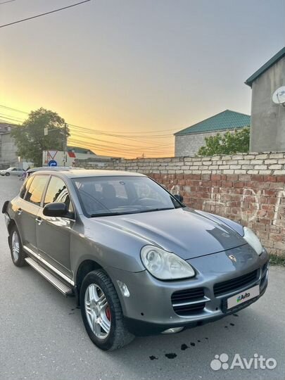 Porsche Cayenne Turbo 4.5 AT, 2003, битый, 197 777 км