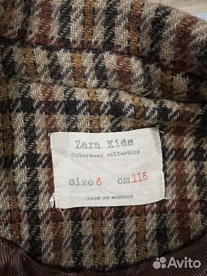 Пальто для девочки 116 zara