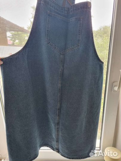 Джинсовый сарафан для беременных