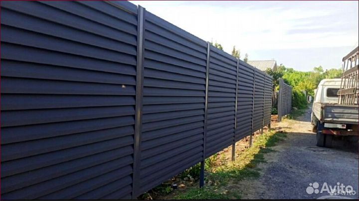 Забор жалюзи