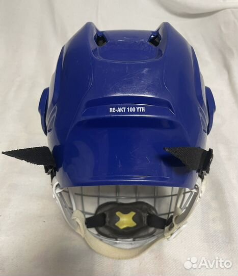 Хоккейный шлем bauer RE-AKT 100 YTH (синий)