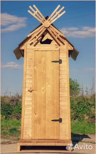 Дачный туалет деревянный рдг 359