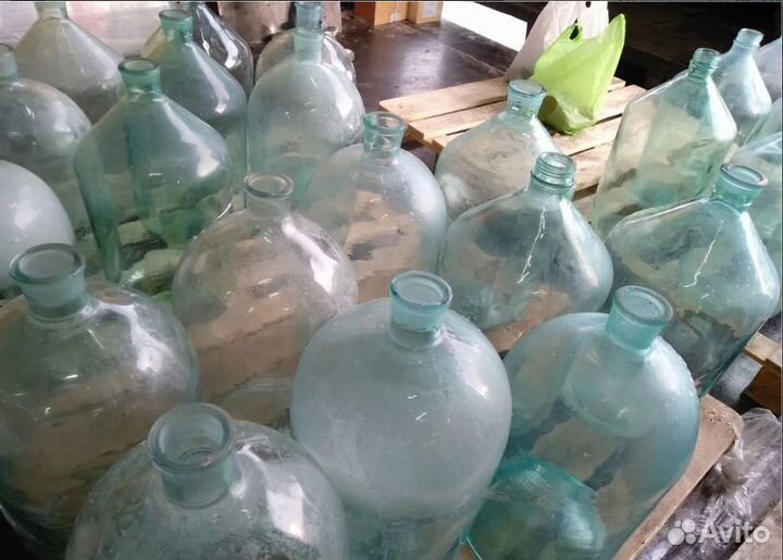 Бутыль стеклянная 20л под 