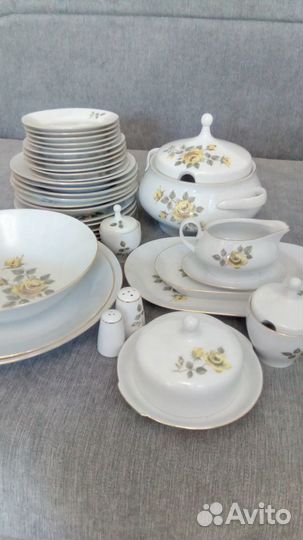 Сервиз столовый «Желтая Роза», Kahla, попредметно