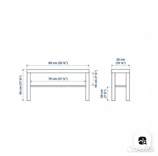 Тумба под тв и для прихожей IKEA лакк lAKK