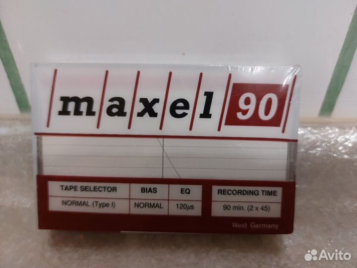 Аудиокассета новая maxell