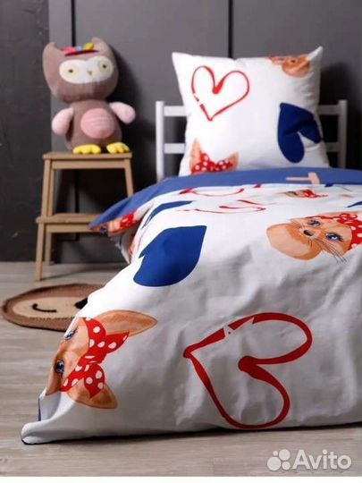 Новый комплект постельного белья,1.5 поплин