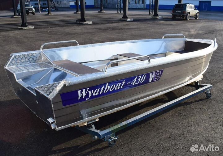 Новая алюминиевая моторная лодка Wyatboat 430Р