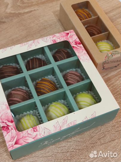 Шоколадные конфеты ручной работы. Подарок