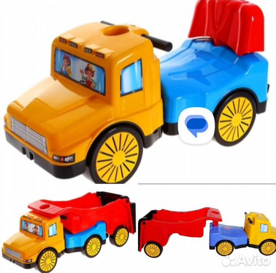 Детская машина каталка бу с прицепом