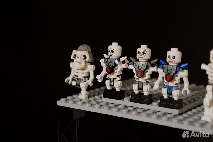 Lego ninjago минифигурки скелетов
