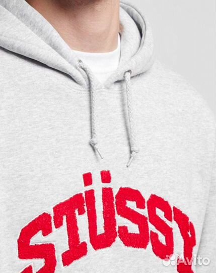 Худи stussy pigment dyed