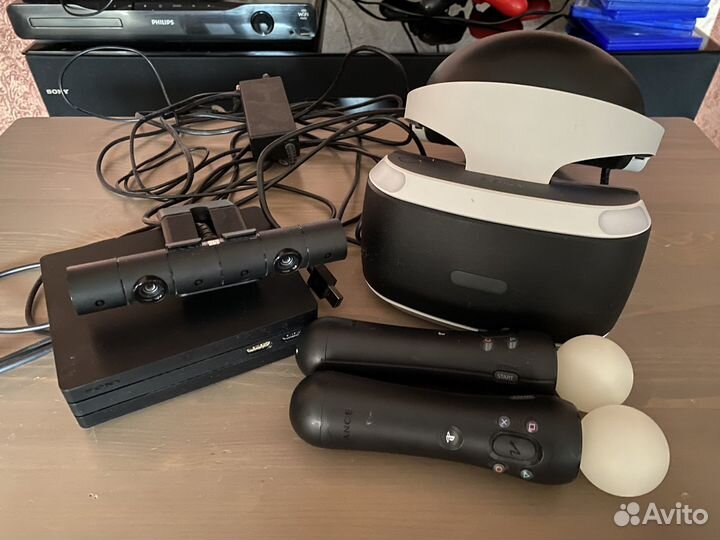 Sony playstation 4 vr шлем + полный комплект