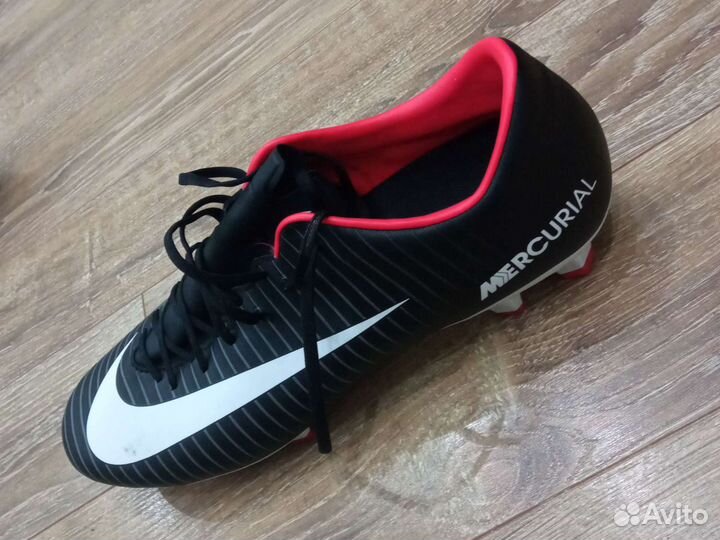Футбольные бутсы nike mercurial 43 размер
