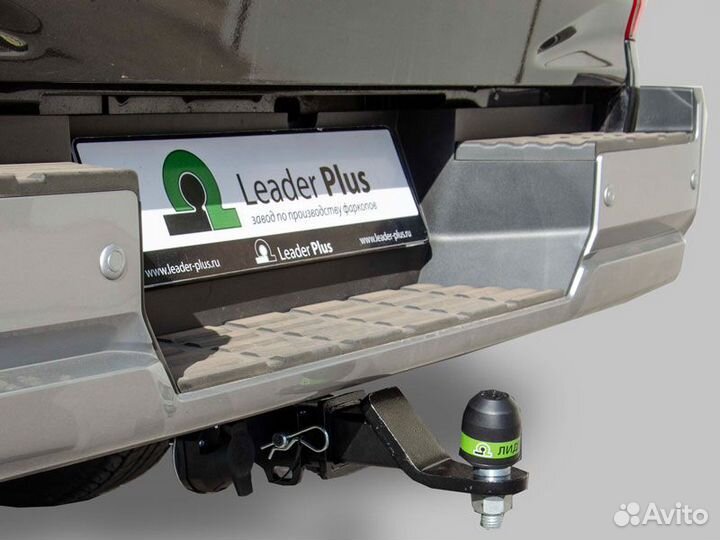 Фаркоп новый под квадрат установка Mitsubishi L200 VI, 2023+ Leader-Plus M120-E